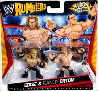 WWE Rumblers figure 6 Edge and Randy Orton