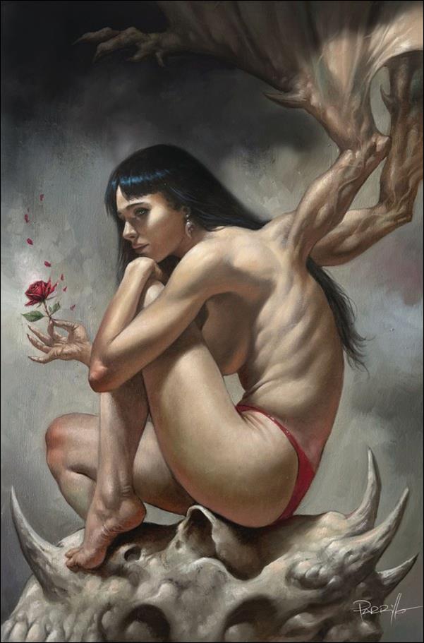 Vampirella (2019) issue 672-E Lucio Parrillo Virgin Cardstock Cover 1/100
