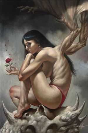 Vampirella (2019) issue 672-E Lucio Parrillo Virgin Cardstock Cover 1/100