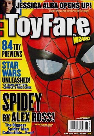 Toyfare: The Toy Magazine issue 58 Spider-Man Cover