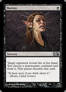 Magic the Gathering: 2014 Core Set (Base Set) card 97 Duress