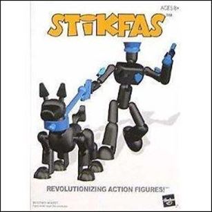 Stikfas figure 6 Alpha Male K-9 Police Unit (Black)
