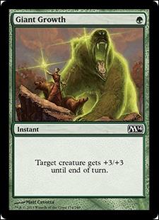 Magic the Gathering: 2014 Core Set (Base Set) card 174 Giant Growth