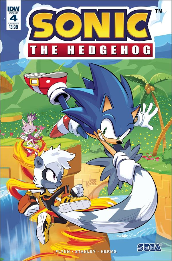 Sonic the Hedgehog (2018) issue 4 Tyson Hesse Cover