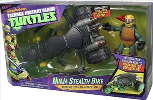Teenage Mutant Ninja Turtles (2012) Vehicles and Playsets figure 3 Ninja Stealth Bike with Raphael
