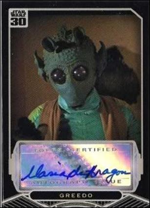 Star Wars 30th Anniversary (Autograph Subset) Cover Image 2