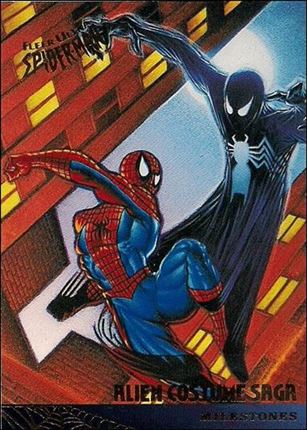 Fleer Ultra Spider-Man (Base Set) card 87 Alien Costume Saga