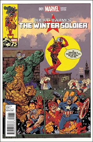 Bucky Barnes: Winter Soldier issue 1-D Dan Panosian 1:25 Deadpool 75th Anniversary Cover