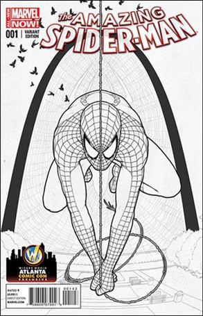 Amazing Spider-Man (2014) issue 1-QJ John Tyler Christopher WW Atlanta Sketh Cvr 1/2500