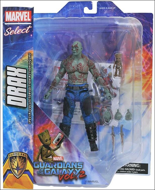 Marvel Select figure 133 Drax (Guardians of The Galaxy 2)