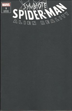 Symbiote Spider-Man: Alien Reality issue 1-I Black Blank Cover