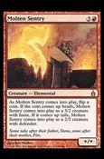 Magic the Gathering: Ravnica (Base Set)  card 136 Molten Sentry