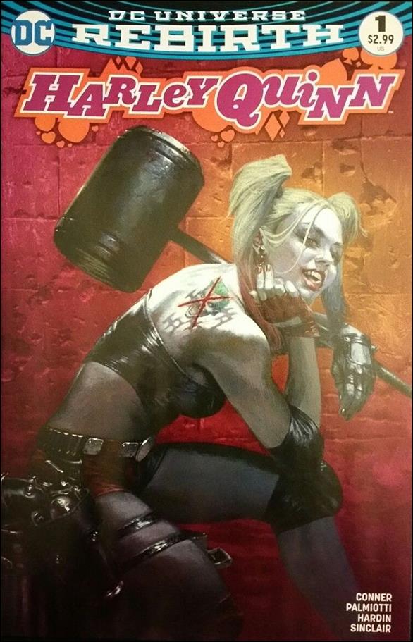 Harley Quinn (2016) issue 1-SN Gabriele Dell'Otto Bulletproof Comics Pink Cover