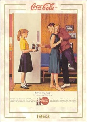 Coca-Cola Collection Series 1 (Base Set) card 71 Serves You Right