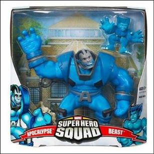 Marvel Super Hero Squad (Mega-Packs) figure 4 Apocalypse and Beast (Blue Fur)
