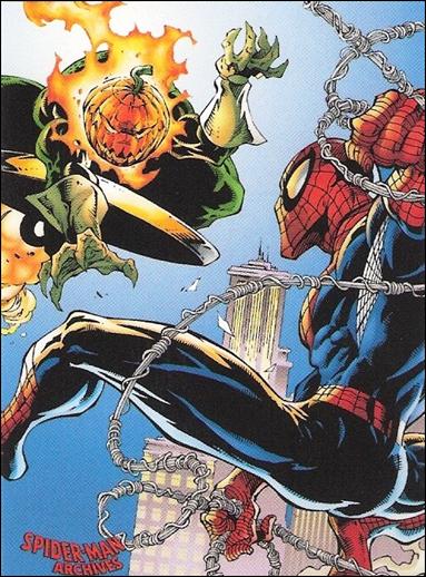 Spider-Man Archives (Base Set) card 54 Spider-Man vs. Jack O'Lantern
