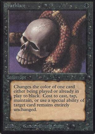Magic the Gathering: Limited Edition Alpha (Base Set) card 101 Deathlace