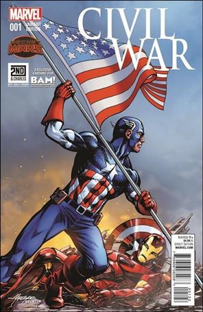 Civil War (2015) issue 1-I Mike Grell Books-A-Million / 2nd & Charles Cover