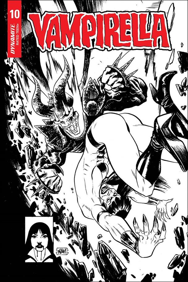 Vampirella (2019) issue 10-O Adam Gorham 1:25 Black & White Cover