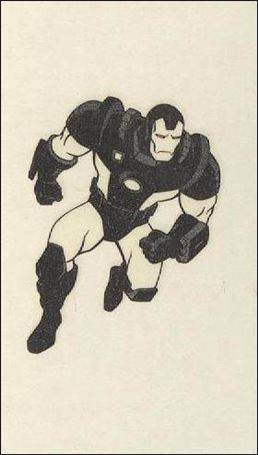 X-Men $0.99 (Tattoos Subset) card 12 War Machine