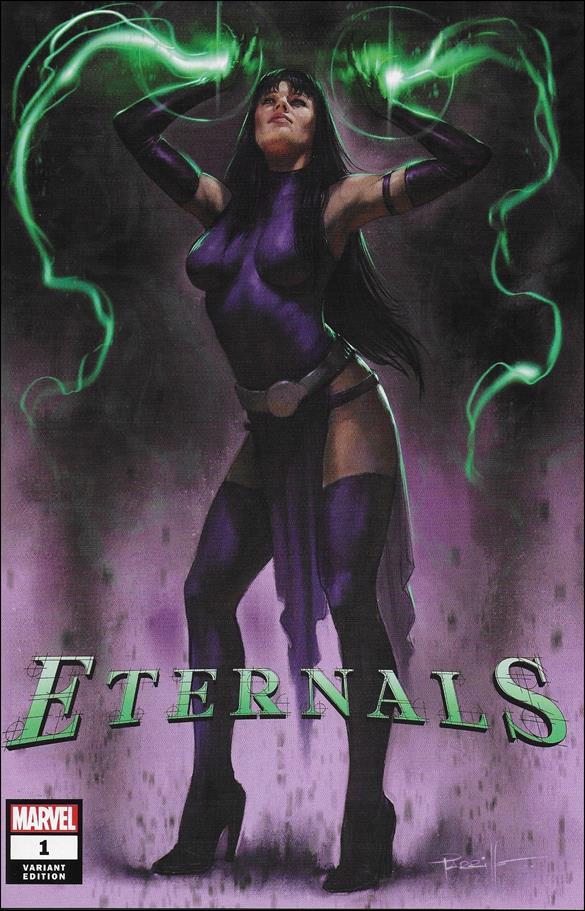 Eternals (2021) issue 1-RY Lucio Parrillo Mill Geek/ComicTom101 Cover 1/3000