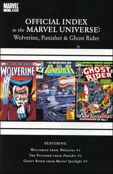 Wolverine, Punisher & Ghost Rider: Official Index to the Marvel Universe  issue 1