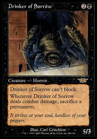 Magic the Gathering: Legions (Base Set) card 66 Drinker of Sorrow