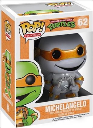 POP! Television figure 62-D Michelangelo (Greyscale Chrome) 