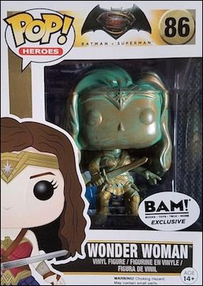 POP! Heroes figure 86-C Wonder Woman (Patina) BAM! Exclusive