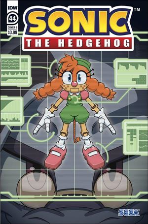 Sonic the Hedgehog (2018) issue 44-B Jamal Peppers Cover