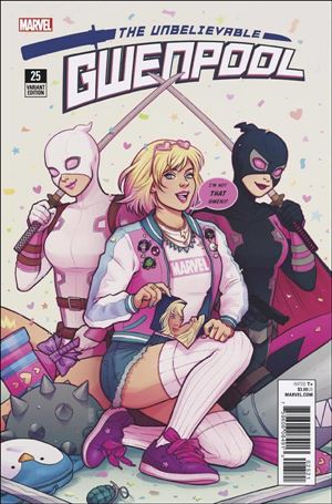 Unbelievable Gwenpool issue 25-C  Jen Bartel Cover