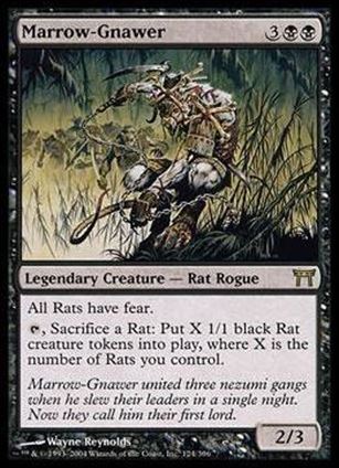 Magic the Gathering: Champions of Kamigawa (Base Set) card 124 Marrow-Gnawer