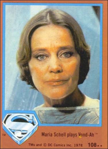 Superman (Movie) Series 2 (Base Set) card 108 Maria Schell plays Vond-Ah