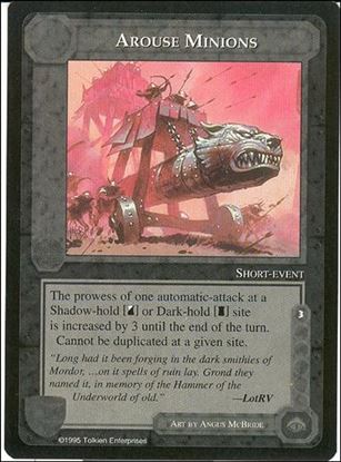 Middle-Earth: The Wizards (Base Set) card 28 Arouse Minions