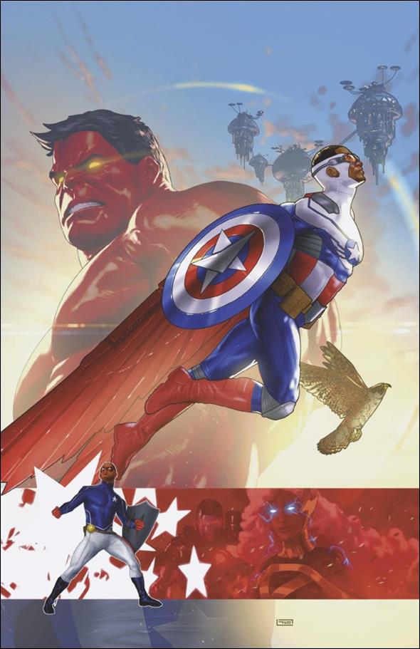 Sam Wilson: Captain America  issue 1-G Taurin Clarke Virgin 1:100 Cover