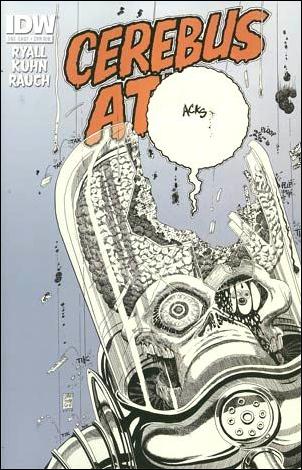 Mars Attacks Zombies vs Robots issue One-Shot-C David Sim 1:25 "Cerberus" Cover