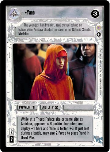 Star Wars: Coruscant Limited (Base Set) card 128 Yane