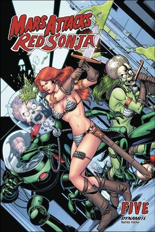 Mars Attacks Red Sonja issue 5-C Barry Kitson Cover