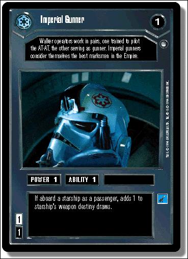 Star Wars: Hoth Limited (Base Set) card 8 Imperial Gunner
