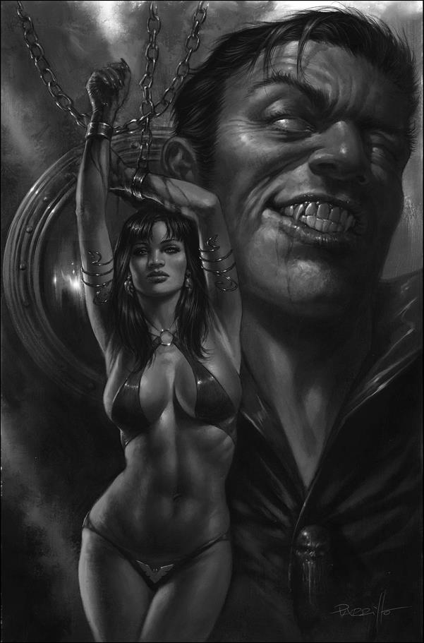Vampirella/Dracula: Unholy issue 2-H Lucio Parrillo 1:7 Black & White Virgin Cover