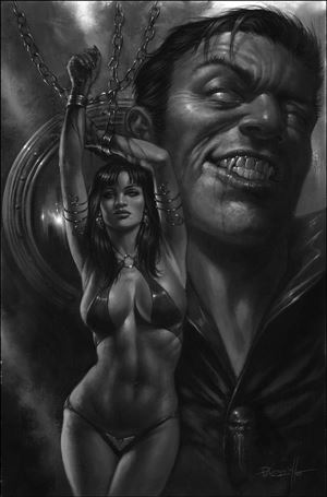 Vampirella/Dracula: Unholy issue 2-H Lucio Parrillo 1:7 Black & White Virgin Cover