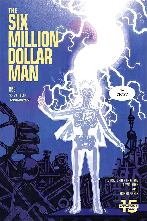 Six Million Dollar Man (2019) issue 3 Michael Walsh Cover