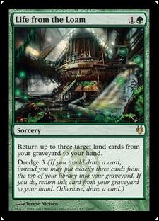 Magic the Gathering: Duel Decks: Izzet vs. Golgari (Base Set) card 69 Life from the Loam