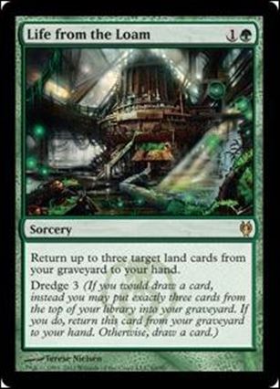 Magic the Gathering: Duel Decks: Izzet vs. Golgari (Base Set) card 69 Life from the Loam