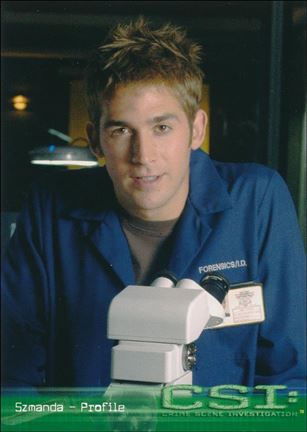 CSI: Crime Scene Investigation - Series One (Base Set) card 72 Szmanda - Profile