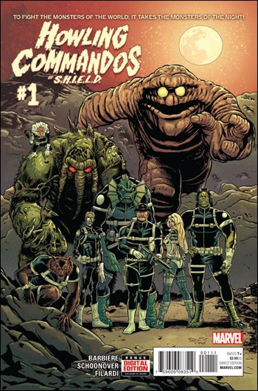 Howling Commandos of S.H.I.E.L.D. issue 1 Brent Schoonover Cover