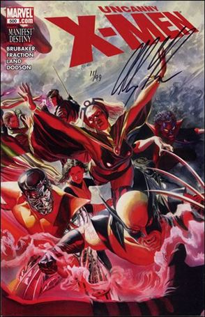 Uncanny X-Men (1981) issue 500-I DF Alex Ross Cover (Signed by Alex Ross) 1/99
