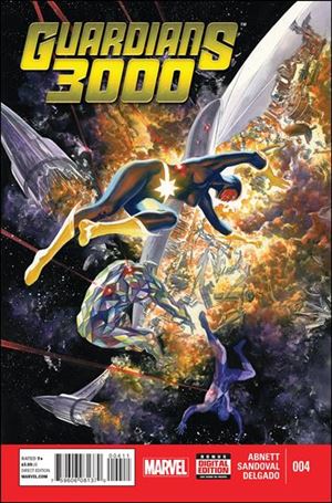 Guardians 3000 issue 4 Alex Ross Cover