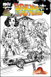Back to the Future (2015) issue 1-NA J. Scott Campbell jscottcampbell.com Sketch Cover