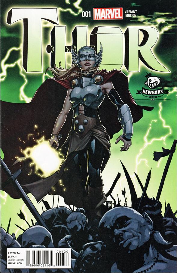 Thor (2014) issue 1-M John Tyler Christopher Newbury Comics Cover